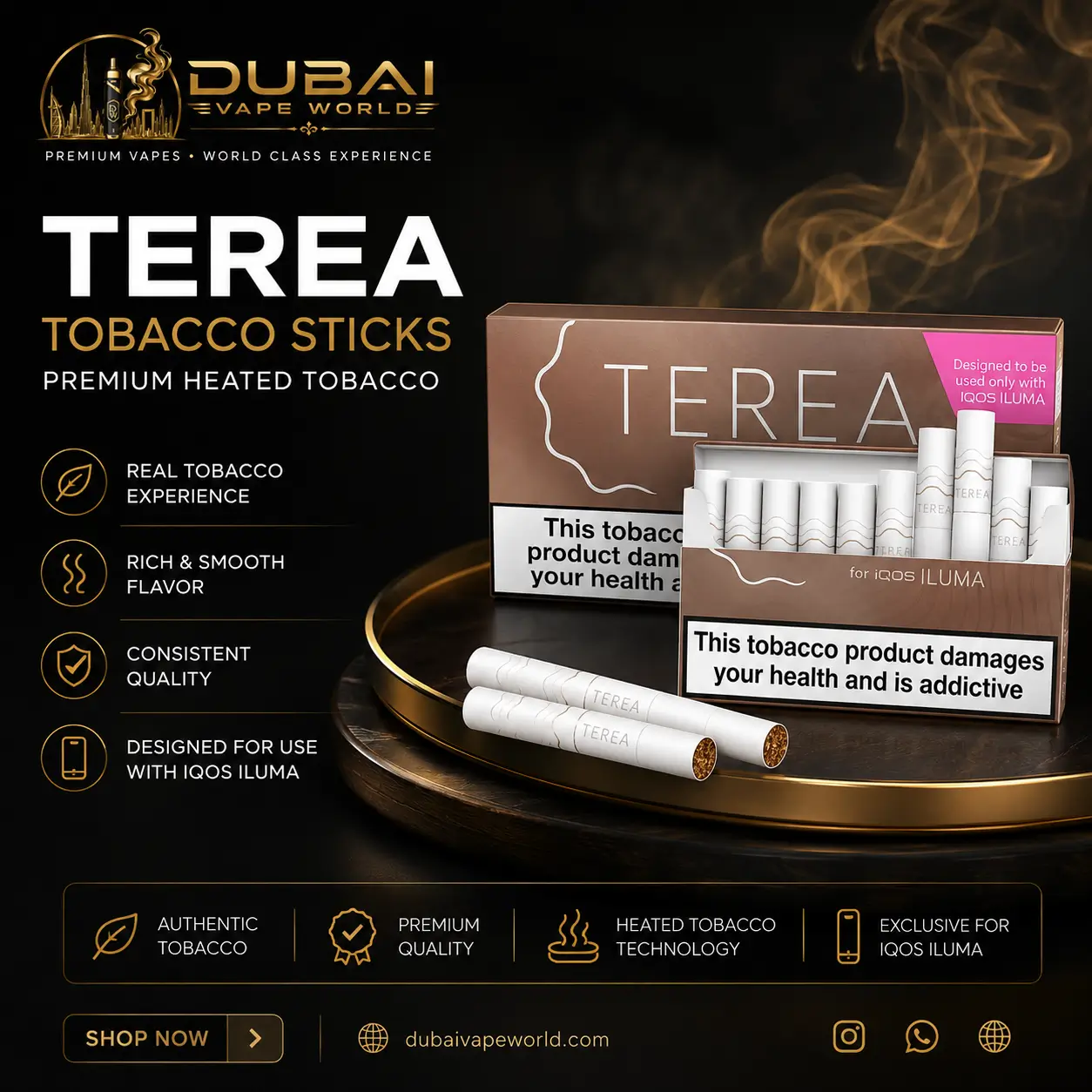 TEREA Tobacco Sticks – Premium Heated Tobacco