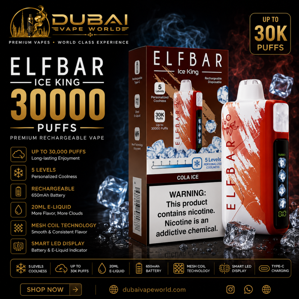 ELFBAR ICE KING 30000 - Premium Rechargeable Vape