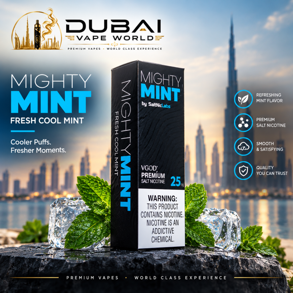 SaltNic Labs VGOD Mighty Mint Salt Nic E-Liquid 30ml in Dubai