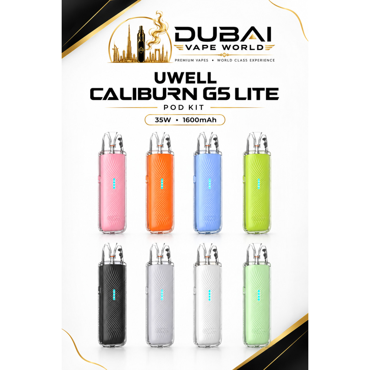 Uwell Caliburn G5 Lite Pod Kit 35W 1600mAh in the UAE