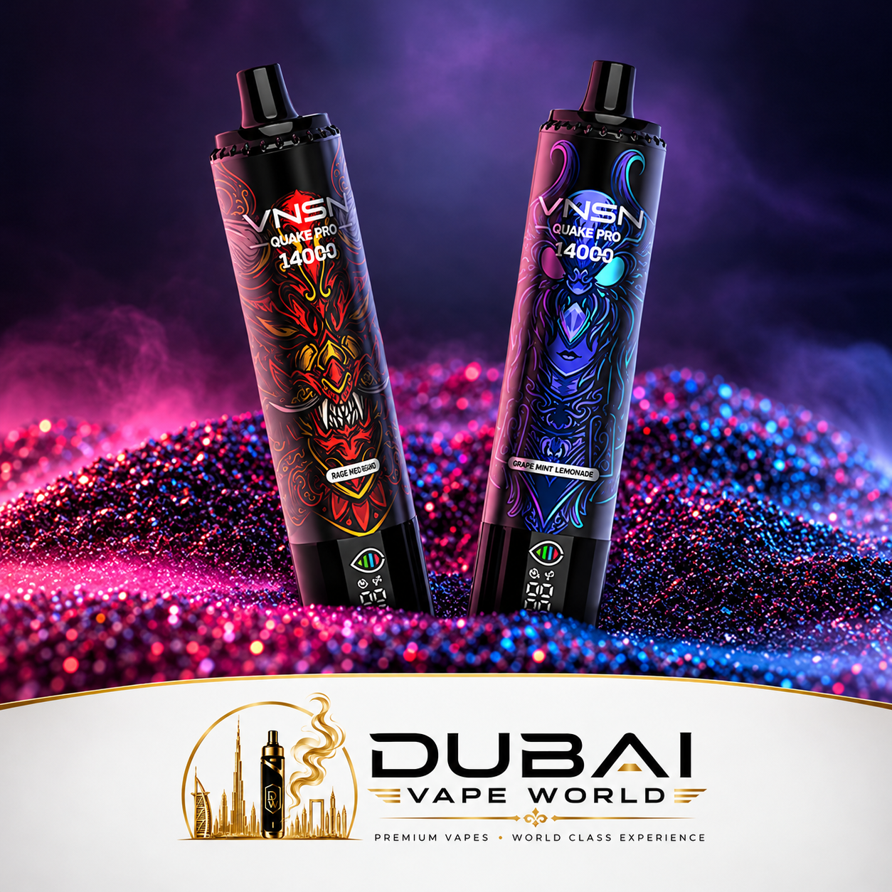 VNSN Quake Pro 14000 Puffs Disposable Vape in Dubai
