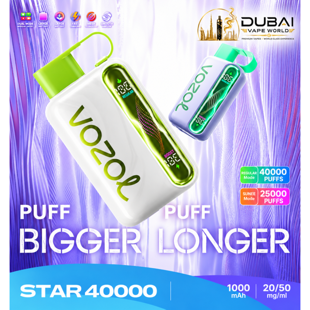 Vozol Star 40000 Puffs Disposable Vape in Dubai