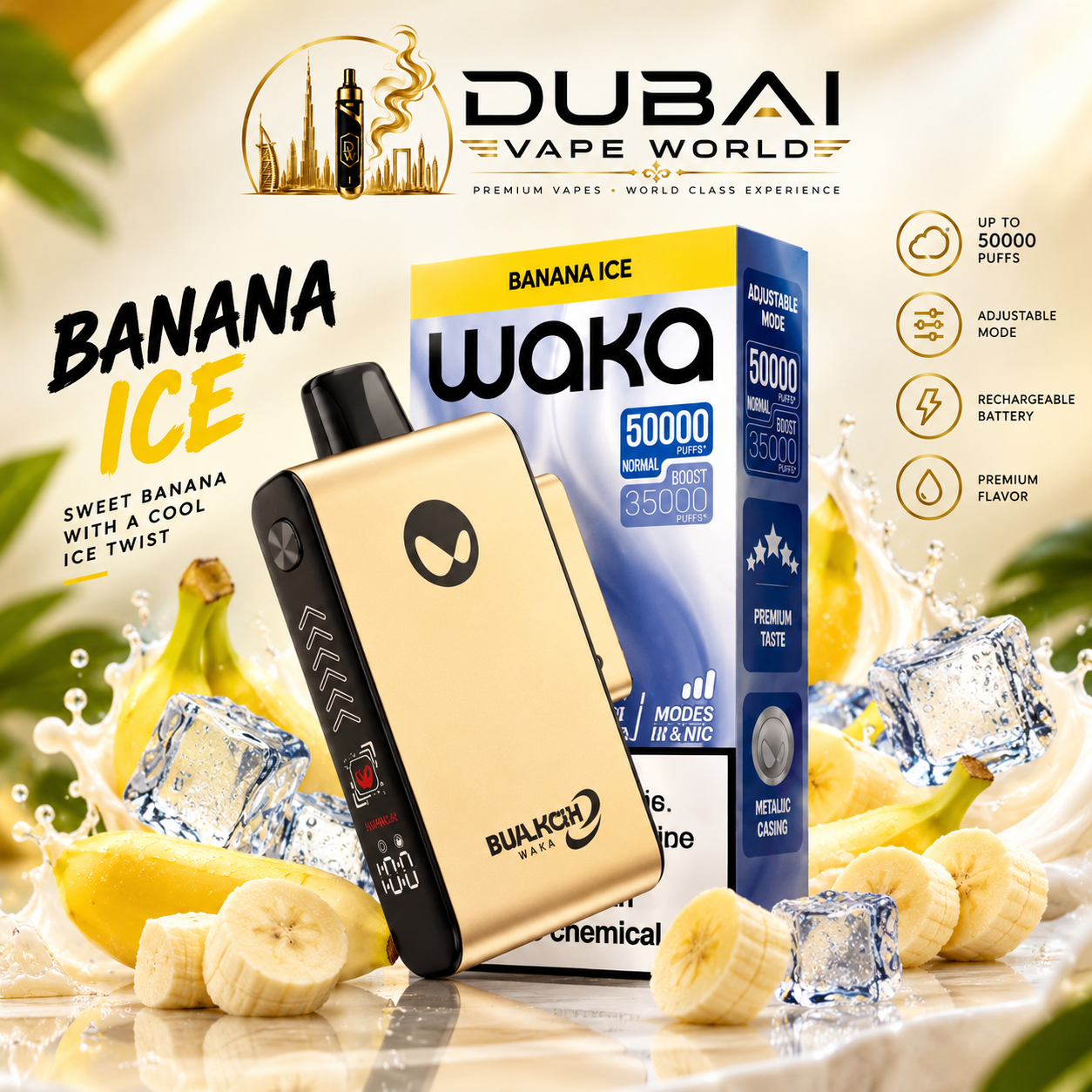 WAKA Blade 50000 Disposable Vape in Dubai